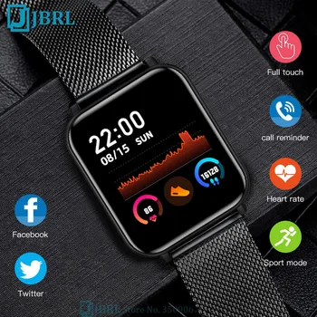 Plně Dotykové Chytré Hodinky Muži, Ženy, Smartwatch, Fitness Tracker, Krevní Tlak, Srdeční Frekvence Monitoru Smart Clock Bluetooth Smart-hodinky