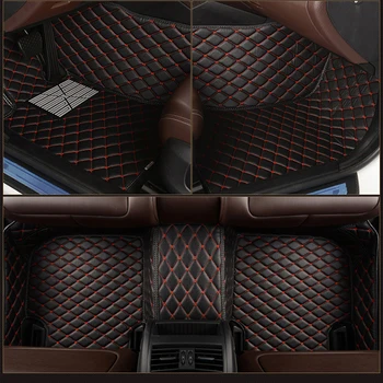 Kožené Vlastní auto podlahové rohože pro Mercedes V Class W447 Viano W638 W639 auto příslušenství, koberec