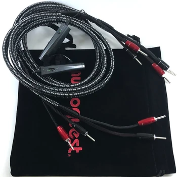 K2 reproduktorový kabel 72V DBS carbon series 1000 silver Banán nebo rýč plug pár bi wire nebo jeden drát