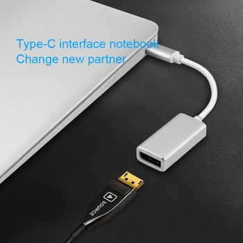 USB-C, USB 3.1 TYPE-C, DP Display Port Converter Cable Hub 10Gbps 4K 30HZ 1080P Video, AV Kabel, Adaptér pro Macbook Air 12