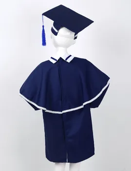 Děti, Studenti Akademické Kostým Maturitní Šaty s Cap Sady Děti Chlapci Dívky Školky Předškolní Primární Školní Uniformy