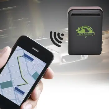 Mini Velikost GPS Vozidla, Auta GPS Tracker Zařízení SMS, GPRS SOS Pro IOS App W/ Dálkové Ovládání Vestavěné nárazové Čidlo Horké Nové