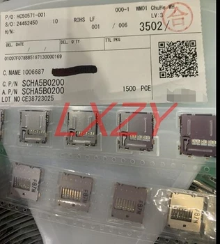 Doprava zdarma 5ks/HODNĚ Originální importované Japonské konektor SCHA5B0200 Paměťovou kartu, konektor SD držitele karty