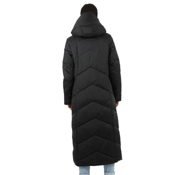 Dámské dlouhé dolů bunda parka vynosit s kapucí husa prošívaný kabát ženy plus velikosti teplé bavlněné kanada ženy oblečení 19-130