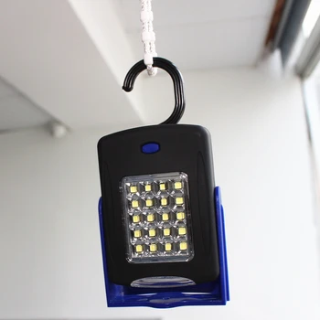 Přenosný Mini Flash Světlo, Nouzové Lucerna 20 SMD + 3 LED Campingová Svítilna Ruční Svítilna Závěsné Svítidlo s Magnetem