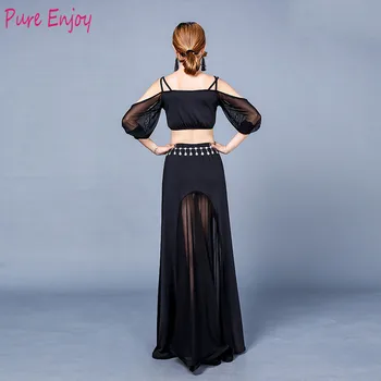 2019 Nové Ženy Belly Dance Oblečení, Sexy Šaty Spandex Oblek Fishtail Sukně Sexy Bellydance Kostým Sada