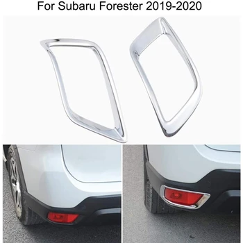 Pro Subaru Forester 2019 2020 Auto Abs Chrom Zadní Mlhové Světlo, Lampa Kryt Čalounění Rámu Příslušenství, 2 Ks