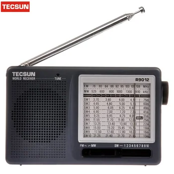 Přenosné Rádio TECSUN R-9012 R9012 12 Pásmo FM/AM/SW Radio Vícepásmové Rádio Přijímač Přenosný Y4122H Vysoká Citlivost TECSUN Rádio
