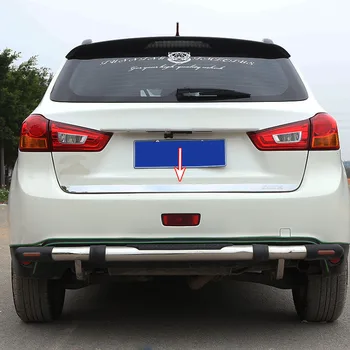 AX Zadní Dveře Kufru, Kryt zavazadlového prostoru Střihu Pro Mitsubishi ASX Outlander Sport 2011-2017 Chrome Tvarování Obloha Pás Styling