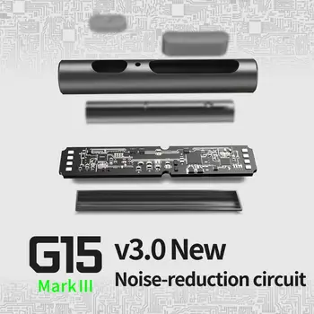 PLEXTONE G15 New upgrade produktu 3,5 mm v uchu-drátová herní sluchátka s mikrofonem, redukce šumu hudba kovové magnetické headset