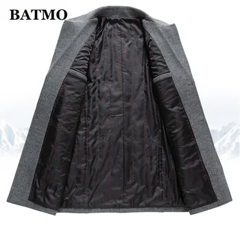 BATMO 2020 nový příchod podzimní a zimní vysoce kvalitní vlněný trenčkot muži,pánské vlněné bundy ,plus velikosti M-4XL MN2019