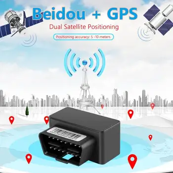 VODOOL OBD II 2 GPS Tracker 16PIN OBD Plug Play Car GSM OBD2 Sledovací Zařízení, GPS+Beidou Locator OBDII S APLIKACE Pro IOS, Android