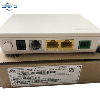 Nový huawei EG8120L GPON EchoLife ONU ONT 1GE+1FE+1 hlas Optická síťová jednotka SC UPC / SC APC rozhraní anglické verze