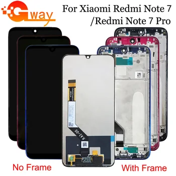 Pro Xiaomi Redmi Note 7 LCD Displej + Dotykový Displej s Rámem Pro Redmi Note 7 Pro/Červená Rýže Poznámka 7 Telefon Opravě + Nástroj