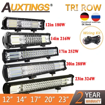 Auxtings 7D LED Bar 12 14 17 20 23v LED Light Bar pro Auto, Traktor, Loď, OffRoad, Off Road 4WD 4x4 Truck SUV ATV Jízdy 12V 24V
