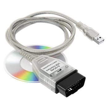 INPA USB Diagnostické Kabely S Vypínačem K/D MŮŽE Skenery OBD OBD2 Kód Čtenáře Pro E60 E61 E90 E91