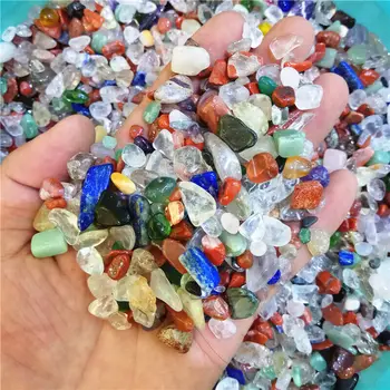 50g Smíšené Tromlované Kameny Quartz Crystal Hromadné Přírodní Kameny, Léčení Reiki