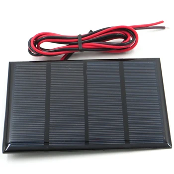 1ks 1.5 W 18V Mini Power Solární Panel Malý Mobilní Telefon Modul Nabíječka Solární články