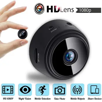 A9 Portable 1080P HD Mini IP WIFI Kamera Videokamera Bezdrátové Domácí Bezpečnostní DVR Noční Vidění Kamera Pracuje S V380 Pro Aplikace