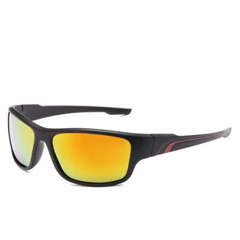 LongKeeper 2021 Polarizované sluneční Brýle Muži Venkovní Driving Odstíny Mužské Sluneční Brýle Vintage Černý Rám Sportovní Brýle UV400