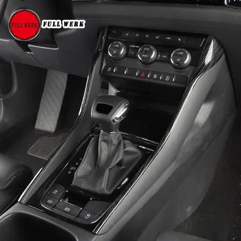 ABS, alarm Car Styling Centrální Ovládací Konzola Dekorace Lišty Kryt Nálepka pro Kodiaq 17-20 GT Karoq Interiérové Lišty Acces