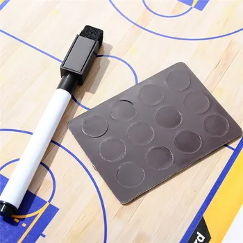 Skládací magnetické basketbal taktiky deska / basketbalový trenér taktická desková fotbalové taktiky deska tabule pero doprava zdarma