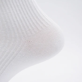 5Pairs/lot Zakázku Muži Ponožky Velké Plus Velké Velikosti EUR 45, 46, 47, 48, 49,50 Bavlněné Ponožky Business Šaty Ponožky calcetines