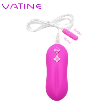 VATINE Mini Bullet Vibrátor, Vibrační Vajíčko, Sexuální Hračky pro Ženy, Dálkové Ovládání Uretrální Plug Vibrátor Vodotěsný G-Spot Masér