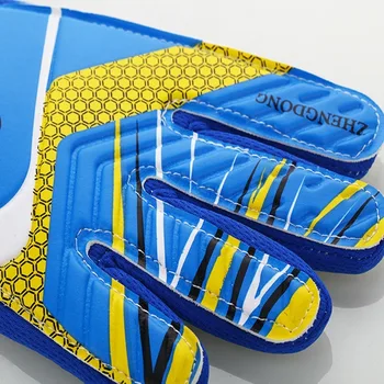 Dětský fotbalové brankářské rukavice guantes de vrátný pro děti 5-16 let starý soft brankářské rukavice děti na skútry sp