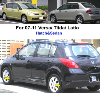 Pro Nissan Tiida Versa C11 2007-2011 Poklop 2012 Hatchback Latio Splash Stráže Blatníky Blatníky Fender 2008 2009 Auto Zástěrky