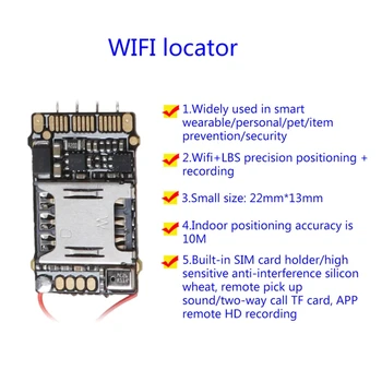 Malý GPS Tracker GSM AGPS Wifi LBS Locator Free Web APP Sledování Hlasový Záznamník ZX620 plošný spoj Uvnitř