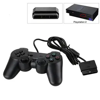 Drátové Gamepady Ovladač Pro Sony PS2 Playstation2 Dual Shock Konzole, Video Hry, Joystick, Gamepad Dlouhý Kabel Joypad dropship