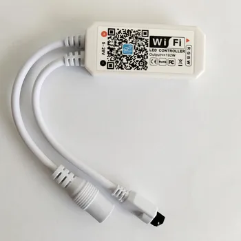 DC5-24V Mini WI-fi RGB/RGBW Řadič s 24key vzdálené IOS/Android Mobilní Telefon, bezdrátový pro LED pásek Sync, Timmer Hudba