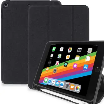 KHOMO Černé Uhlí s Apple Pero Držitel, iPad Mini 5