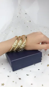 2020. července NOVÉ Dubaj zlaté barvy náramek Marocké ženy svatební kouzlo motýl náramek pro dámy