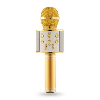 Bluetooth KTV Bezdrátový Ruční Mikrofon Karaoke USB Přehrávač Mic Reproduktor Přenosný Vánoce, Narozeniny, Domácí Párty, SEXY