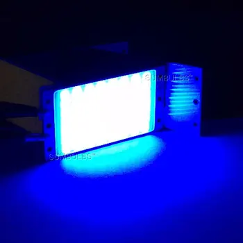 Stmívatelné DC 12V COB LED Panel Světlo 94x50MM 15W Ultra Světlé Teplé Přírodní Studená Bílá Modrá Zářivka s RF dálkový ovladač