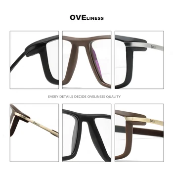 2020 Módní sportovní pánské brýle rámy brýle rám mužů Předpis Optické Krátkozrakost Jasné, brýle, Brýle, brýle