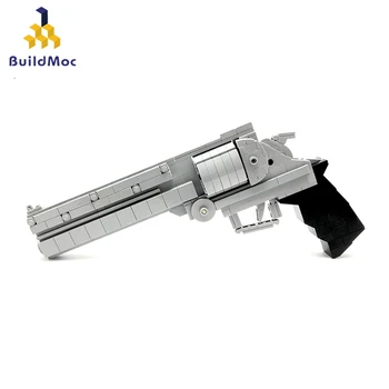 BuildMoc Vojenské WW2 Gun Dítě Pistole Revolver Cihly Policejní Swat Pistole SubmacGun Stavební Bloky DIY zbraň Hračky Pro Kluky Dárek