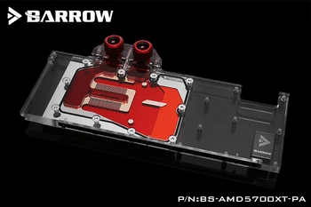 Barrow BS-AMD5700XT-PA, Plné Pokrytí Grafické Karty Vodní Chlazení Bloky,Pro AMD Zakladatel Edition Radeon RX5700XT/RX5700