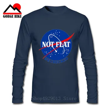 2019 Nové Módní Vesmíru Galaxy Dlouhé Rukávy Ne Byt Zkontrolovali Jsme Flat Earth Society Legrační Narozeniny T-Shirt Unisex Tričko