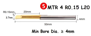 Nudné Nástroj MTR 4mm Mini Soustruh Použít Micro Nudný Bar jednodílné Integrované Soustružnické Nástroje Karbidu Malé Nudné Řezačky