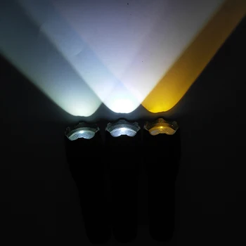 Světla Lanterna Led Svítilna Pochodeň Lampa Litwod Bílé Hliníkové Vodotěsné Žluté Odolné Proti Nárazu,Tvrdá Obrana Žárovky Nastavitelná