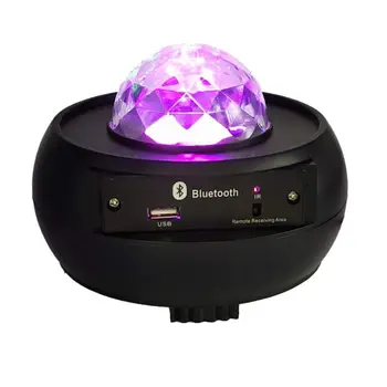 USB Powered LED Hvězdné Nebe Projektor Světlo Hudba Bluetooth Dálkové Ovládání Dekor