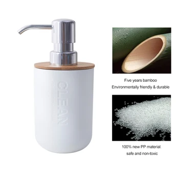 Jednoduché Bambusové a Dřevěné Mýdlo, Láhev na Šampon, Sprchový Gel Dávkovač Mýdla Láhev Hand Sanitizer Stáčení Koupelna Skladování Příslušenství