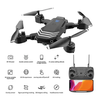 LS11 Skládací 4K Mini RC Drone Quadocopter s HD Kamera Optický Tok Duální Kamery Dronu 4k Profesional Chlapec Hračky