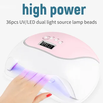 Výkonný UV LED Lampa pro Manikúru 36 Led diodami, Vše pro Nehty rychleschnoucí Manikúra Nehty Vlasů, Nehtů Gel Vytvrzovací Lampa pro manikúru