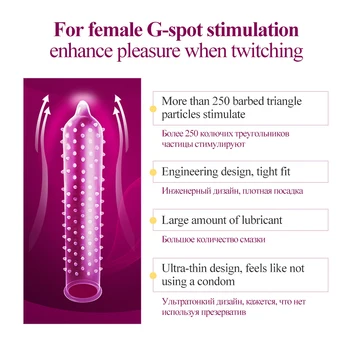 MIO Spike Kondomy pro Muže, G-bod Velké Částice Velké Tečkovaných Zpoždění mazací Kondom Intimní Zboží, Sex Hračky, Penis Rukáv