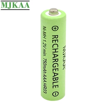 MJKAA 4KS AAA 750mAh 1,2 V Ni-MH Dobíjecí Baterie Vysoce Kvalitní NIMH Akumulátory pro Dálkové Ovládání