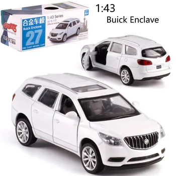 CAIPO 1:43 Buick Enclave Slitiny vytáhnout zpět, model auta Diecast Kovový Model Auta Pro Chlapce Kolekce Hraček Přítel Děti Dárek